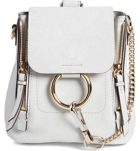 chloe faye backpack|chloe mini faye backpack.